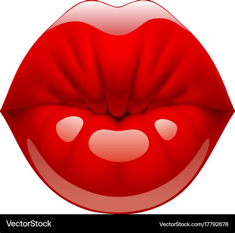 cartoon character with big red lips|red lip kiss clip art.